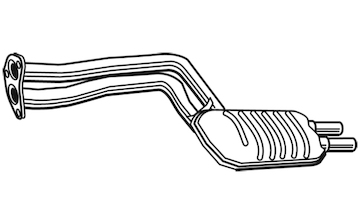 Predni tlumic vyfuku WALKER 23287