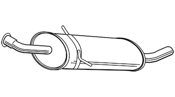 Zadní tlumič výfuku WALKER 23291