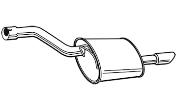 Zadní tlumič výfuku WALKER 23300