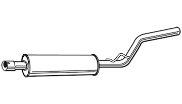 Střední tlumič výfuku WALKER 23303