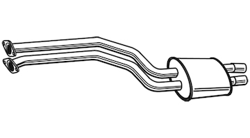 Predni tlumic vyfuku WALKER 23306