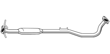 Střední tlumič výfuku WALKER 23317