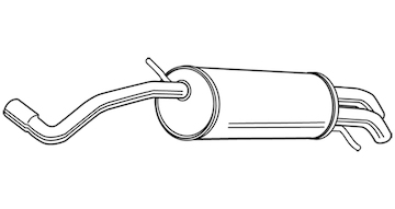 Zadní tlumič výfuku WALKER 23331