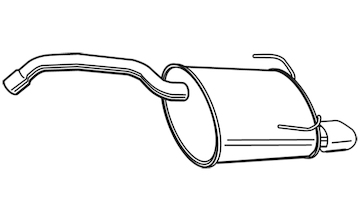 Zadní tlumič výfuku WALKER 23332