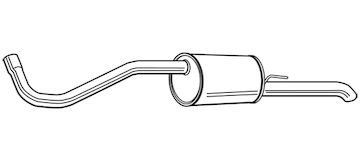 Zadní tlumič výfuku WALKER 23335