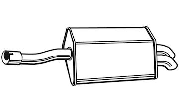 Zadní tlumič výfuku WALKER 23340