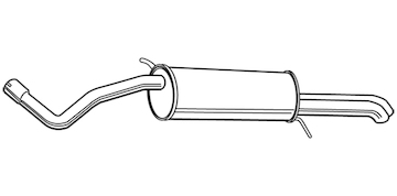 Zadní tlumič výfuku WALKER 23345