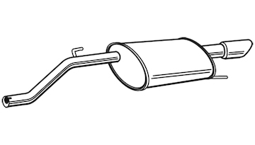 Zadní tlumič výfuku WALKER 23347