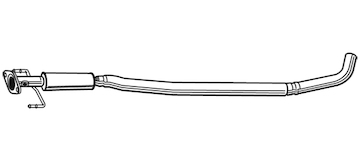Střední tlumič výfuku WALKER 23351