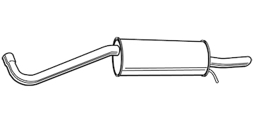 Zadní tlumič výfuku WALKER 23366