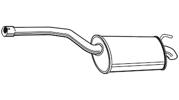 Zadní tlumič výfuku WALKER 23368