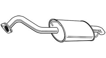 Zadní tlumič výfuku WALKER 23369