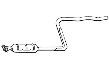 Střední tlumič výfuku WALKER 23377