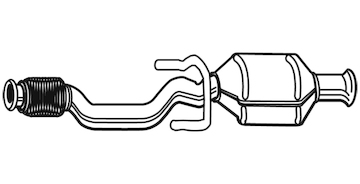 Střední tlumič výfuku WALKER 23387