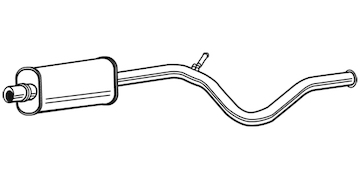 Střední tlumič výfuku WALKER 23389