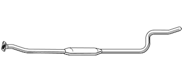 Střední tlumič výfuku WALKER 23392