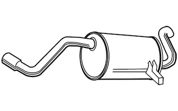 Zadní tlumič výfuku WALKER 23399