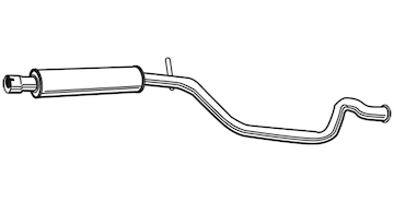 Zadní tlumič výfuku WALKER 23421