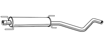 Střední tlumič výfuku WALKER 23427
