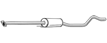 Střední tlumič výfuku WALKER 23480