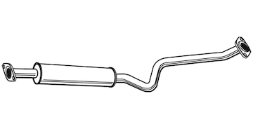 Střední tlumič výfuku WALKER 23487