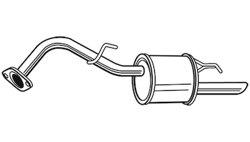 Zadní tlumič výfuku WALKER 23499