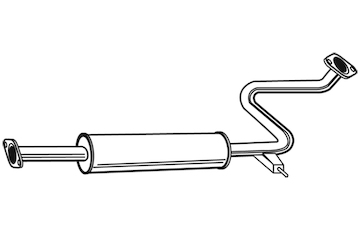 Střední tlumič výfuku WALKER 23513