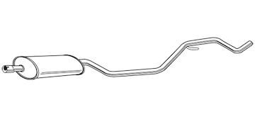 Predni tlumic vyfuku WALKER 23519