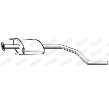 Stredni tlumic vyfuku WALKER 23520