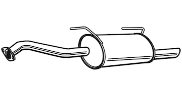 Zadní tlumič výfuku WALKER 23521