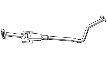 Střední tlumič výfuku WALKER 23522