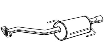 Zadní tlumič výfuku WALKER 23642