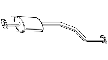 Střední tlumič výfuku WALKER 23644