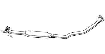 Střední tlumič výfuku WALKER 23649
