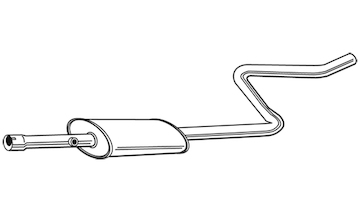 Střední tlumič výfuku WALKER 23663