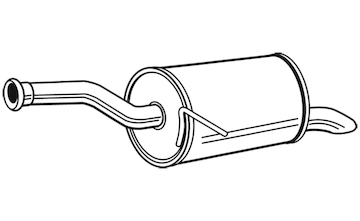 Zadní tlumič výfuku WALKER 23678