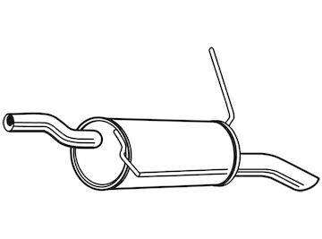 Zadní tlumič výfuku WALKER 23687