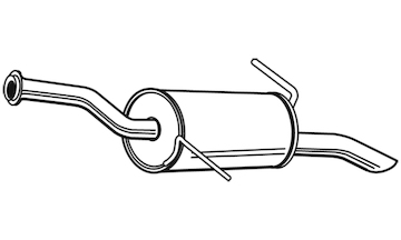 Zadní tlumič výfuku WALKER 23688