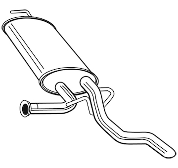 Zadní tlumič výfuku WALKER 23690
