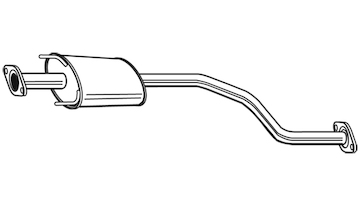 Střední tlumič výfuku WALKER 23698