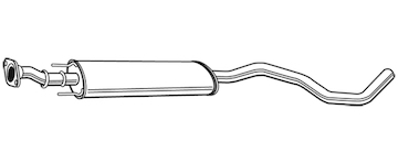 Střední tlumič výfuku WALKER 23707