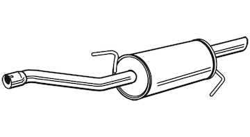 Zadní tlumič výfuku WALKER 23709