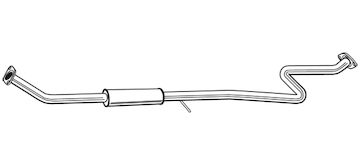 Střední tlumič výfuku WALKER 23856