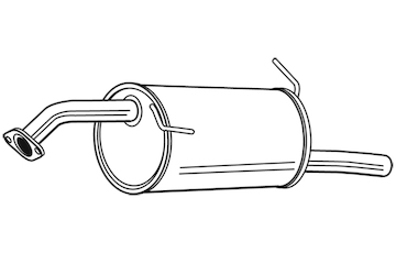 Zadní tlumič výfuku WALKER 23857