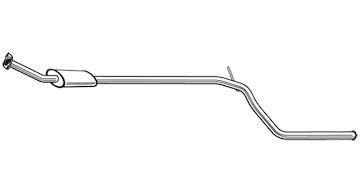 Střední tlumič výfuku WALKER 23878