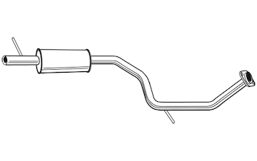 Střední tlumič výfuku WALKER 23881