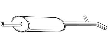 Zadní tlumič výfuku WALKER 23885