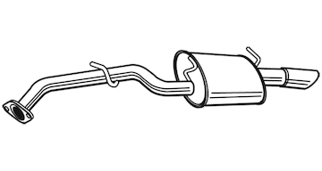 Zadní tlumič výfuku WALKER 23900