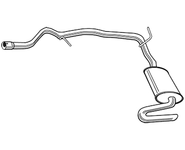 Zadní tlumič výfuku WALKER 23921