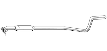 Střední tlumič výfuku WALKER 23954